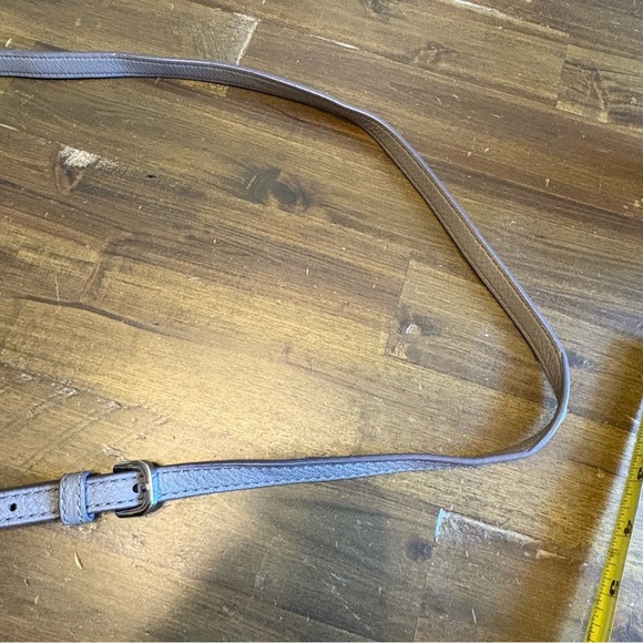 Marc Jacob Gray Pebbled Leather Crossbody Bag Small Classic Hobo Festival - Picture 9 of 9